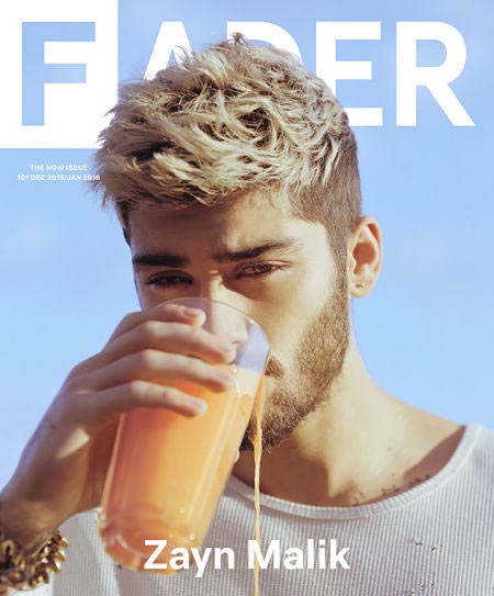 zayn malik the fader magazine cover preview
