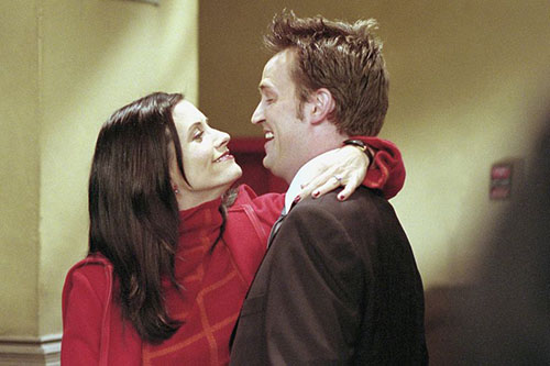 courteney cox and matthew perry on friends