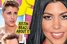 Kourtney Kardashian y Justin Bieber: Saliendo, romance?