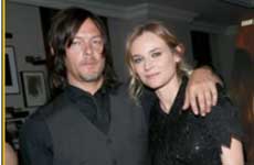 Diane Kruger no fue pillada besando a Norman Reedus.