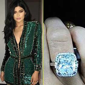 kylie jenner anillo diamantes