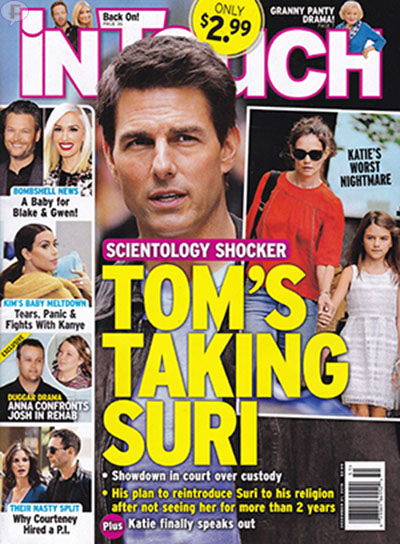 tom cruise suri scientology intouch
