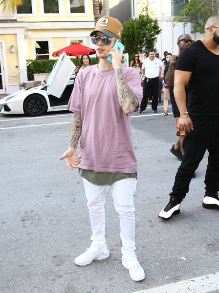 Justin Bieber Steps out Miami bb