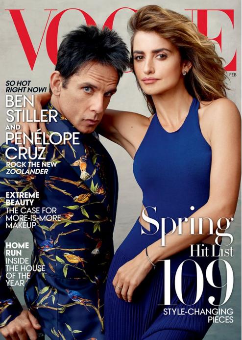 Derek Zoolander y Penelope Cruz en Vogue
