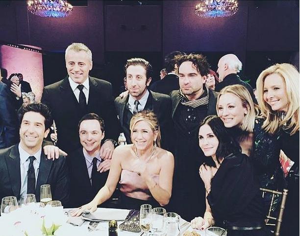 friends and the big bang theory cast