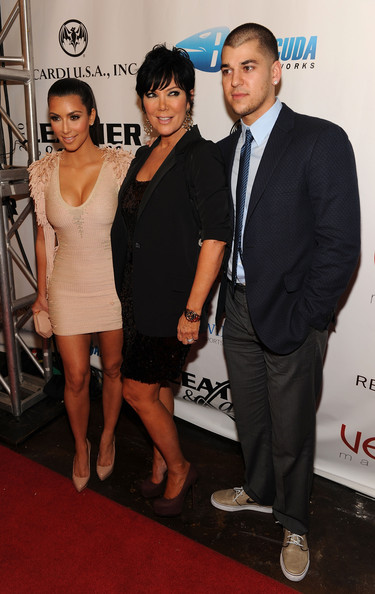 kim kardashian kris jenner rob kardashian 2010