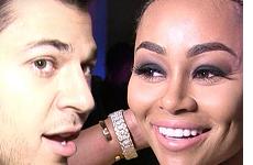 Rob Kardashian feliz con Blac Chyna!