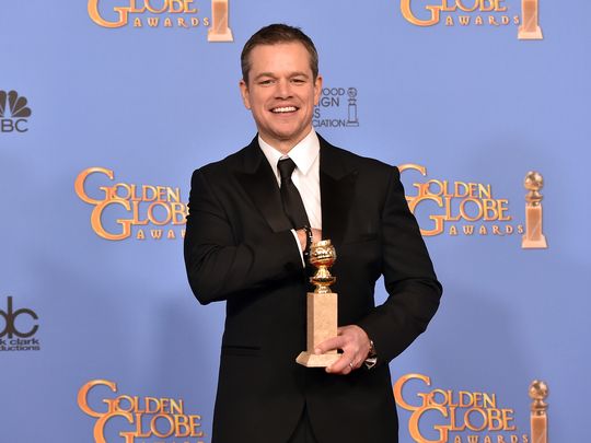 matt damon golden globes 2016