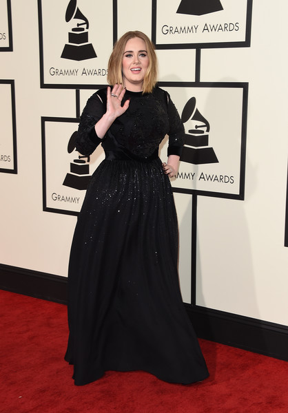 Adele grammys 2016 arrivals