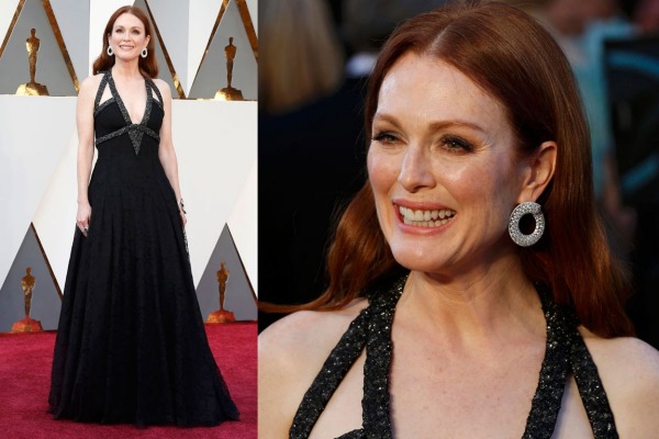 Julianne moore red carpet oscars 2016