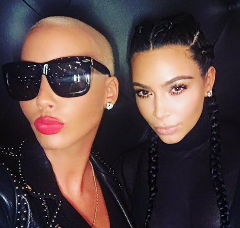 Amber Rose y Kim Kardashian