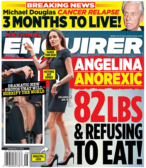 Angelina Jolie Anorexica