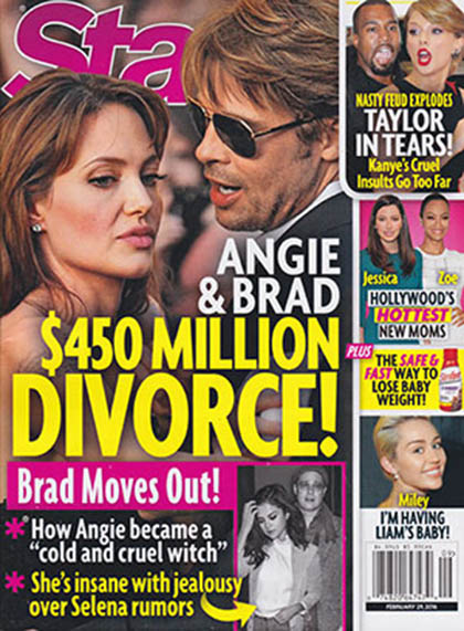 angie brad divorcio star