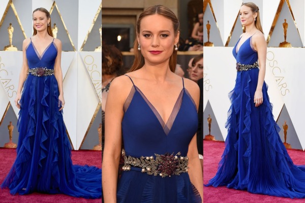 brie larson red carpet oscars 2016