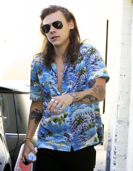 harry styles shopping beverly hills
