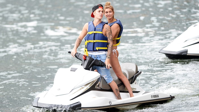 justin bieber hailey baldwin jet ski