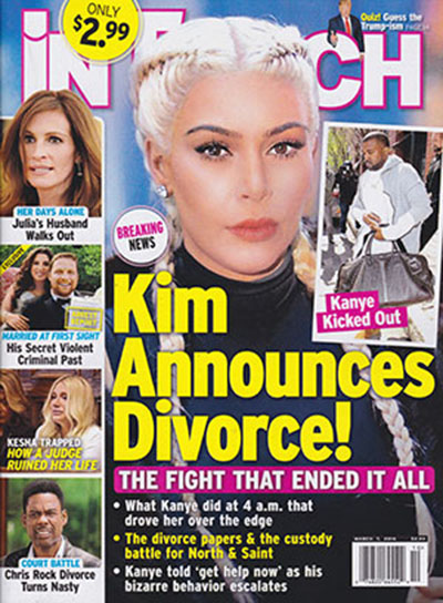 kim announce divorce intouch