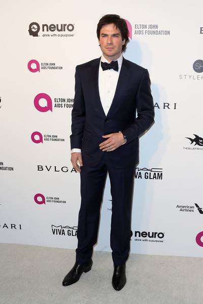 Ian Somerhalder Celebrities Attend Oscar Viewing Party 1