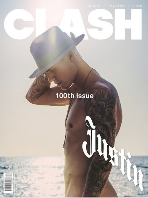 justin bieber clash magazine 100