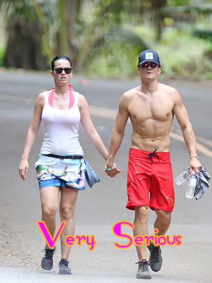 orlando bloom katy perry walking