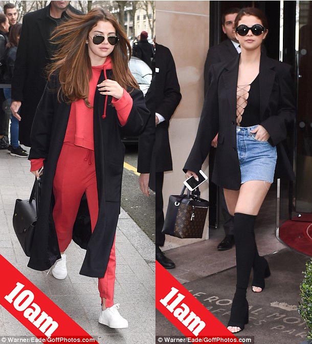 selena looks paris