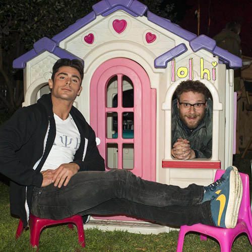 zac efron seth rogen dollhouse