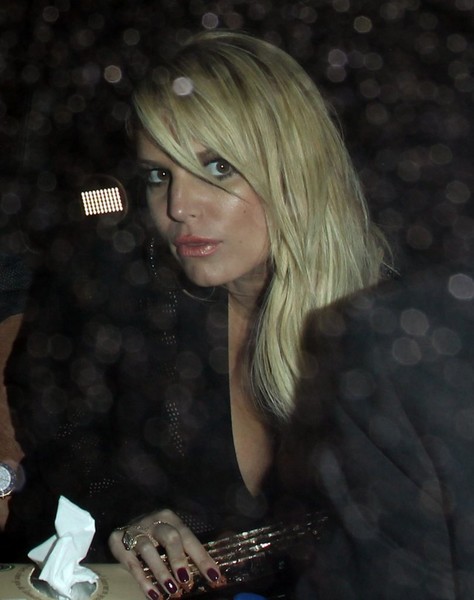 Jessica Simpson Celebrities Enjoy Night Out