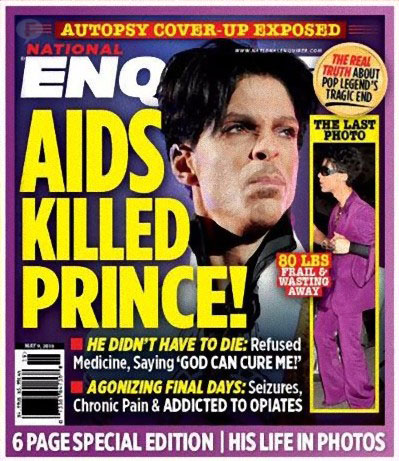 Prince SIDA AIDS National enquirer