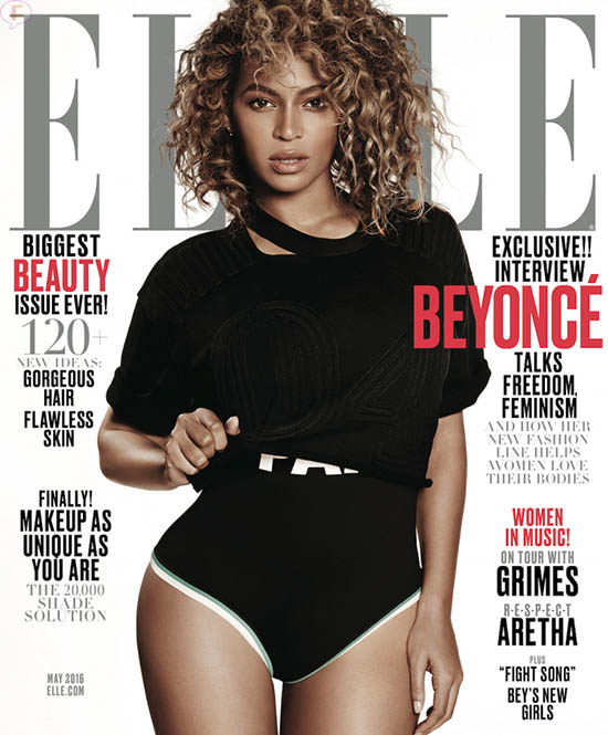 beyonce elle magazine usa cover