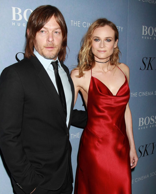 Diane Kruger y Norman Reedus