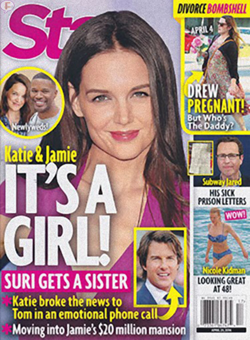 katie holmes preggo drew preggo star