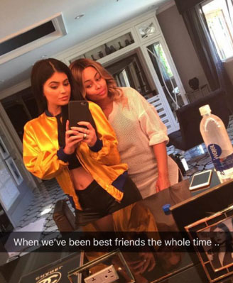 kylie jenner blac chyna selfie instagram pic