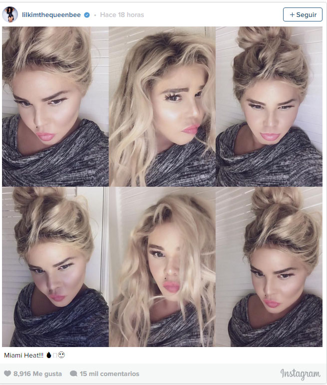 lil kim blanca rubia despues piel blanqueada