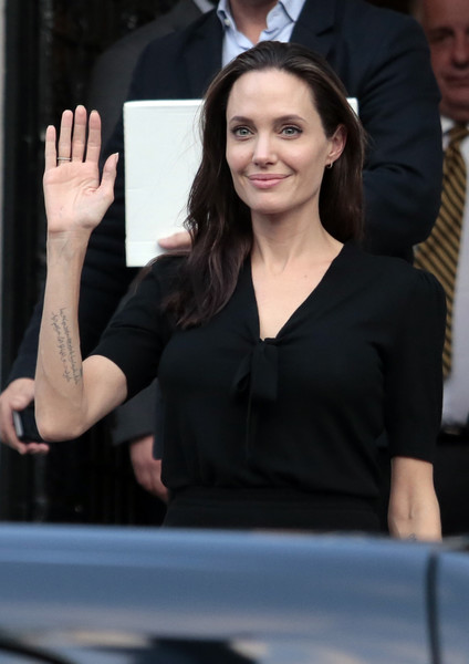 Angelina Jolie Visits Refugees