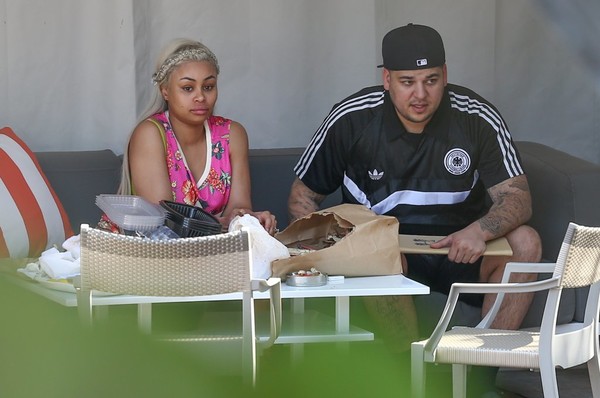 Blac Chyna Rob Kardashian Grab Lunch Miami