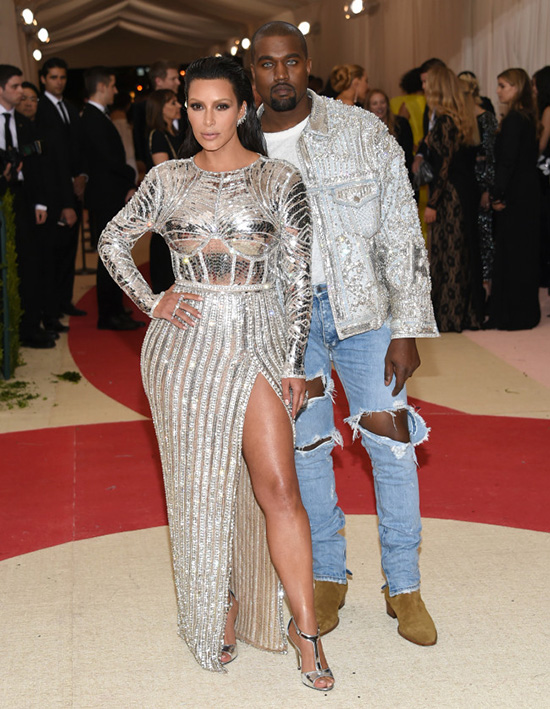 Kim Kardashian kanye west met gala 2016