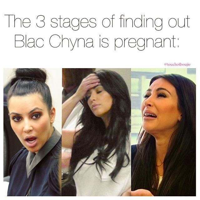 kim cries blac pregnant