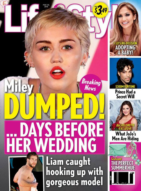 miley dumped by liam ls