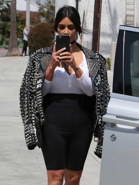 Kim Kardashian Attends Meeting