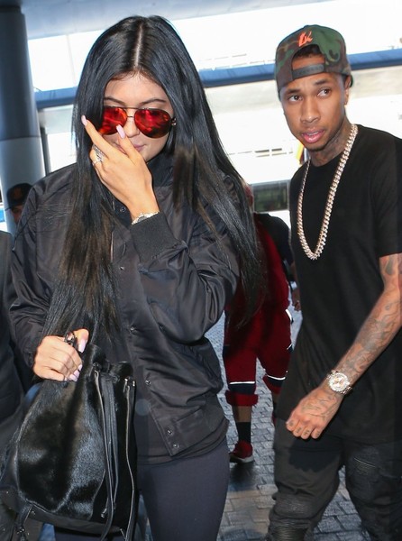 Kylie Jenner Tyga LAX