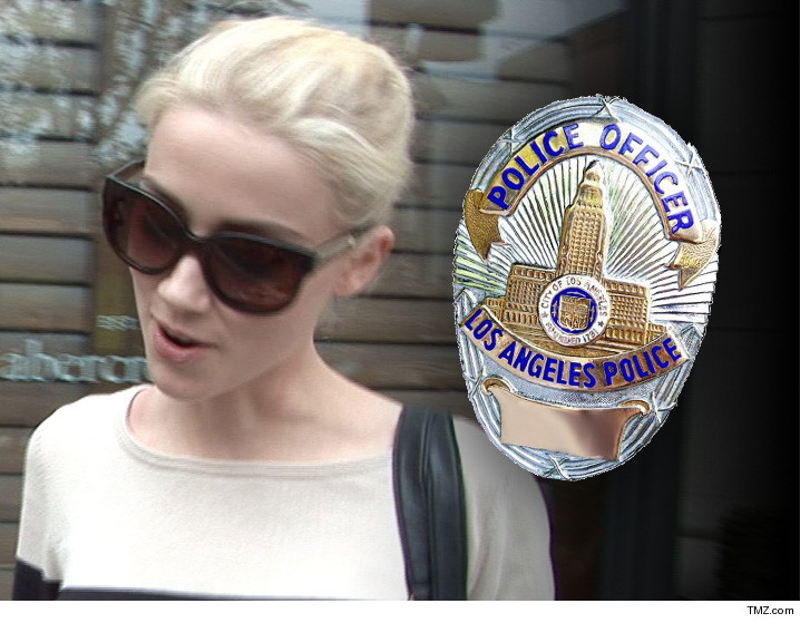 amber heard lapd