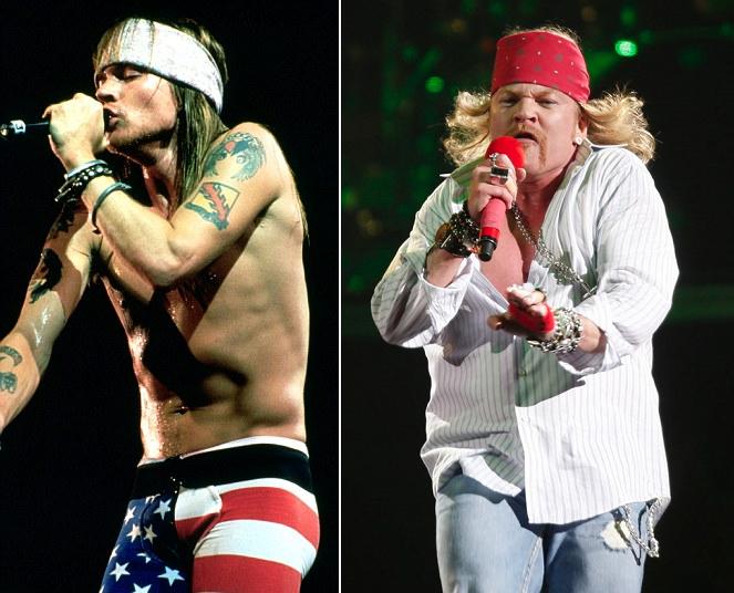 axl rose antes despues