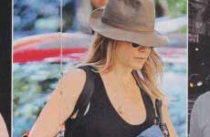 Jennifer Aniston escondiendo embarazo? Que no!