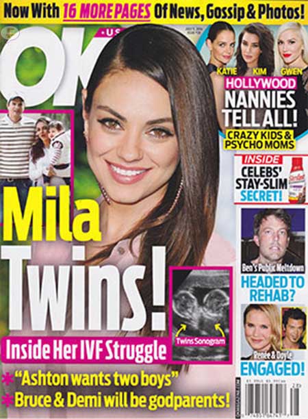 mila kunis twins ok