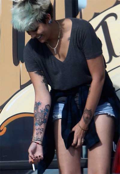 paris jackson tattoo frank donnie darko