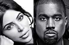 Kim Kardashian y Kanye West Harper’s Bazaar