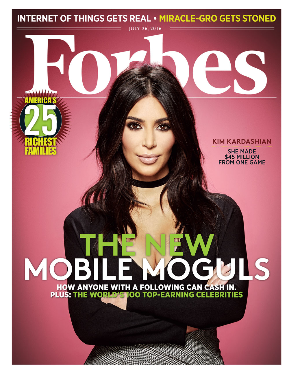 Kim Kardashian forbes cover