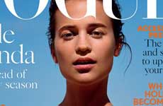 Alicia Vikander en Vogue UK