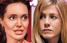 Angelina Jolie y Jennifer Aniston se pelean! [InTouch]