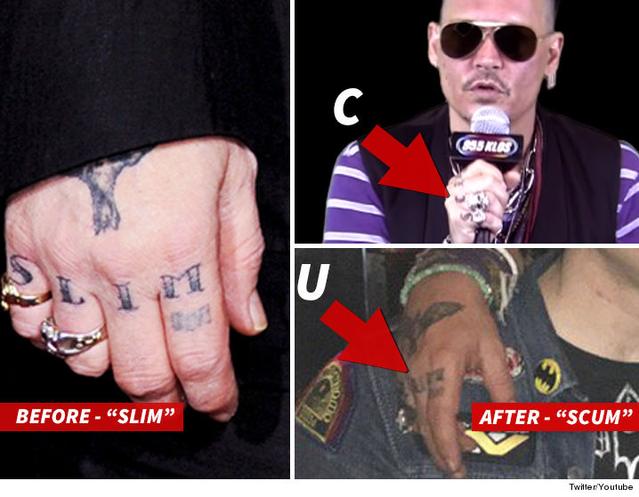 johnny depp arm tattoos 01